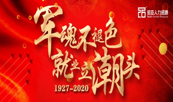 軍魂不褪色，就業(yè)立潮頭！熱烈慶祝中國人民解放軍建軍93周年！